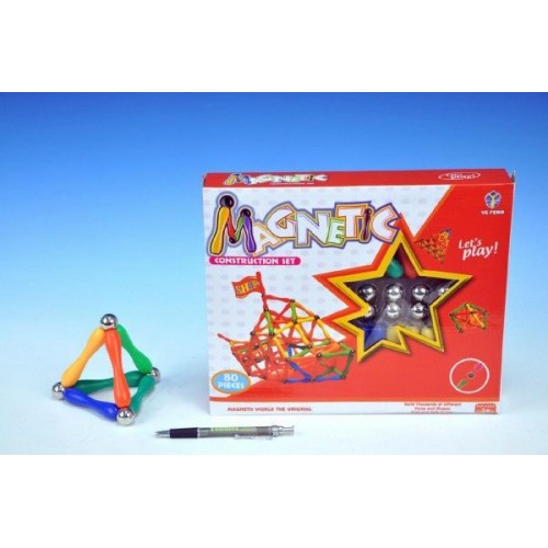 Magnetic hra, pastelové farby, 50ks 56790028